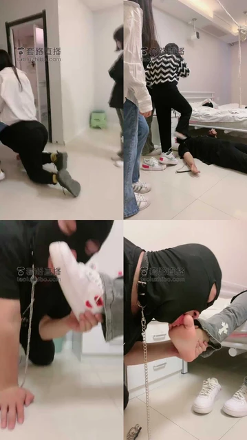 【精神小妹】诺诺带两素人妹妹小白鞋tj