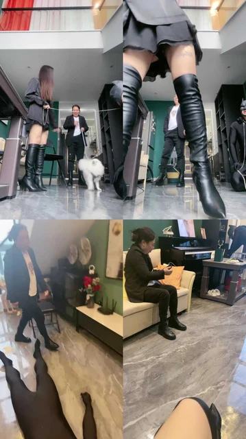 【鹿鹿大人】带素人亲妈妈调狗