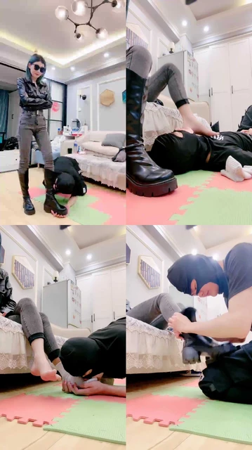 【兔兔大人】叼白袜/闻超臭原味/舔长靴/脚深喉/提档