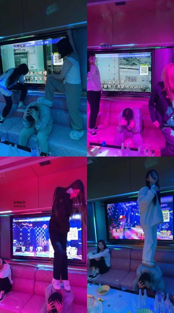 【精神小妹】超多素人学生主-同学聚会变SM现场【下】