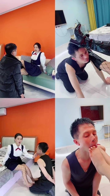 【潘妮女王】拳击女教练暴打会员/网袜长靴辱狗