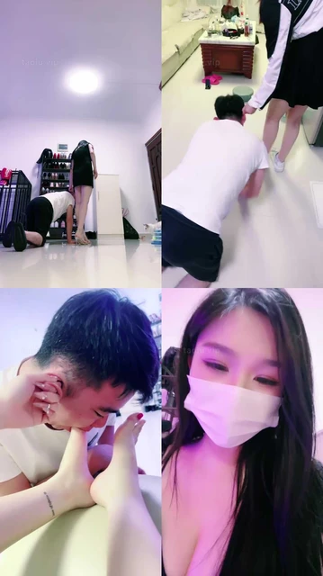 【甜心教主】双S-揪耳朵遛狗/耳光/骑马/裸足插嘴