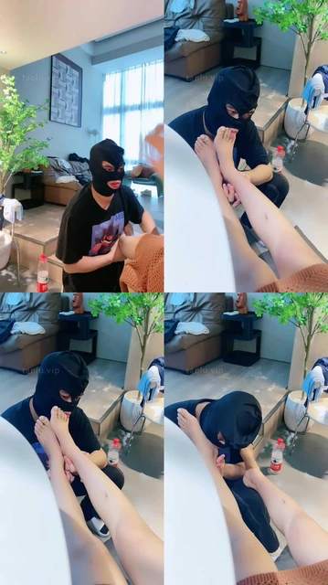 【艾莉】开发上门按摩技师舔裸足