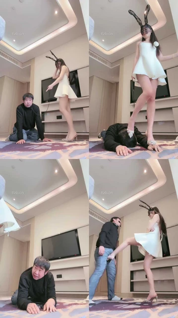 【月影儿】富家小姐家奴考核-高跟踹头踢裆/踩踏骑马