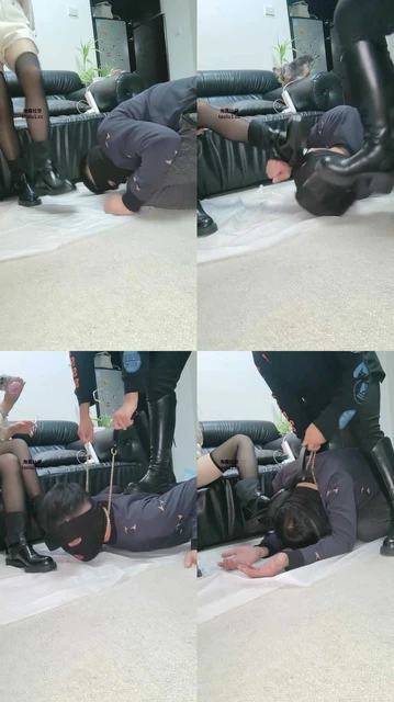 【京味芭比】双S-开发素人-靴子黑丝踩废我【双视角版】