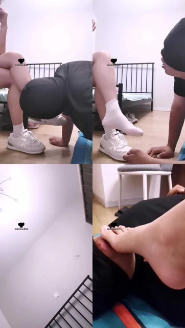 【汤圆】运动后原味鞋袜气味辱/脚喂食