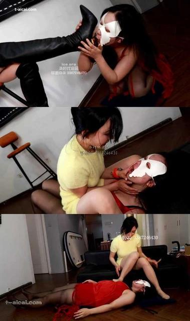 【冰时代】新女奴恋足舔靴子肉丝调教