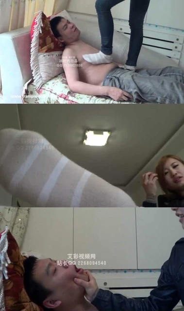 【冰时代】黑冰臭条纹袜子虐奴