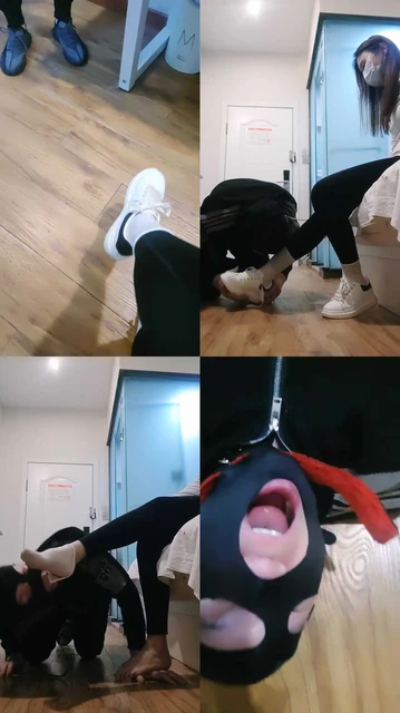 【闪闪S】素人-小白鞋原味棉袜羞辱