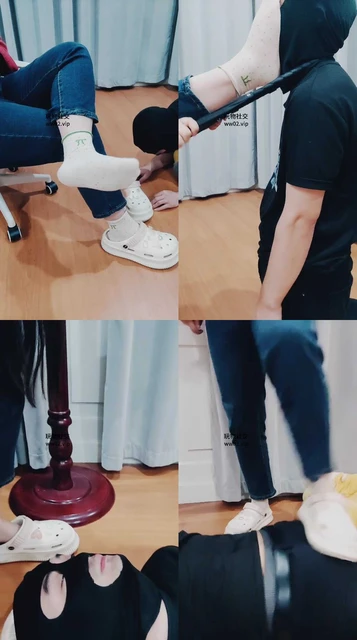 【拽拽】拖鞋臭白袜气味羞辱