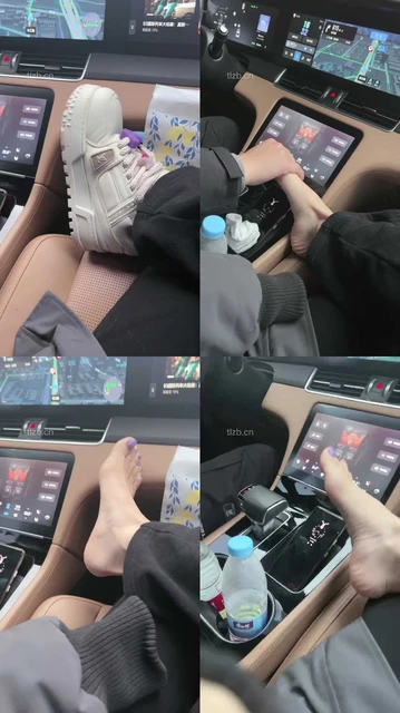 【筱月】运动鞋白袜裸足诱惑滴滴司机
