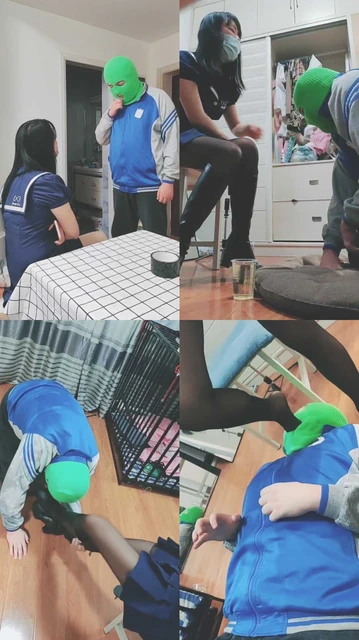 【桃子老师】坏学生圈养抖M老师