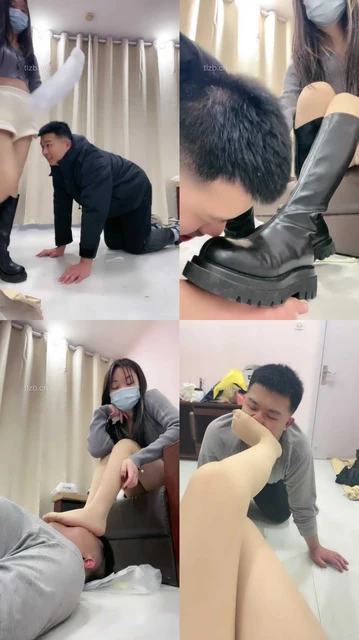 【cc.s】脏长靴蹂躏狗脸/套头暴打/踩踏喂食/肉丝脚插嘴