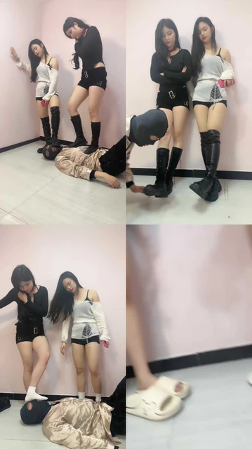 【樱木花道】双S-长靴全体重踩踏/转胯/提档/闻臭鞋白袜脚/灌圣水