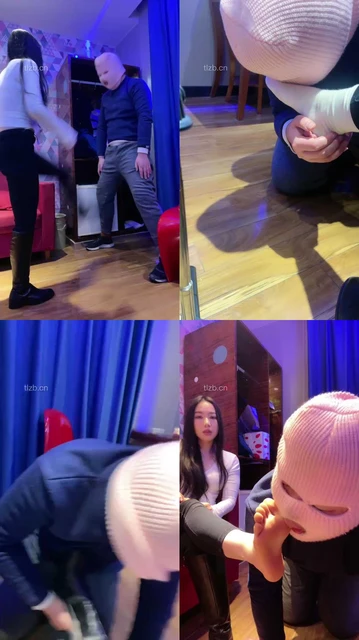 【毛绒月亮】长靴提档/抽耳光/踩踏闻白袜/脚插嘴