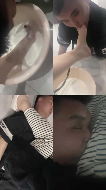 【馨馨S】喝洗脚水圣水/全体重踩踏