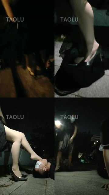 【楠菲&梵高d星空】跪求路人女白领肉丝原味【双视角版】