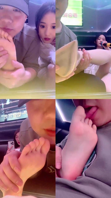 【精神小妹】KTV户外-舔双S鞋脚袜（近距离视角）