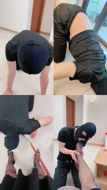 【美惠子】黑丝美腿-拌着口水浓痰脚踩喂食