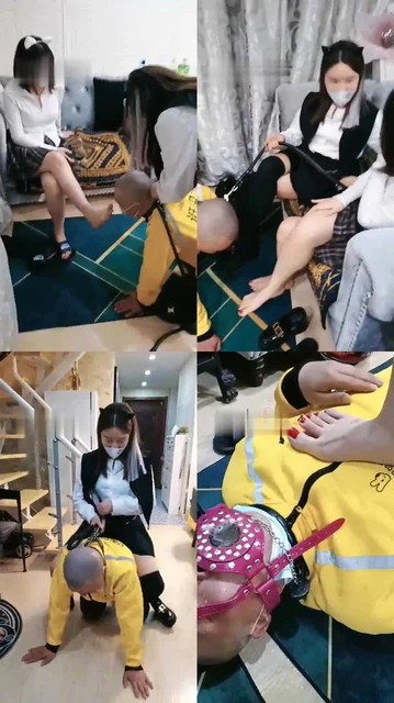 【红杉】双姐妹花虐待外卖小哥【双视角版】