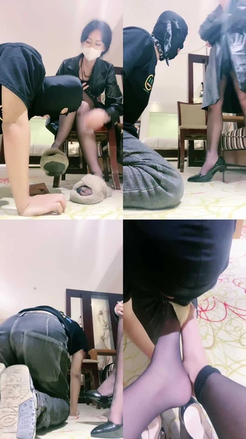 【糖糖】脏毛拖鞋黑丝玩虐/骑马转胯/舔圣水/脚喂食