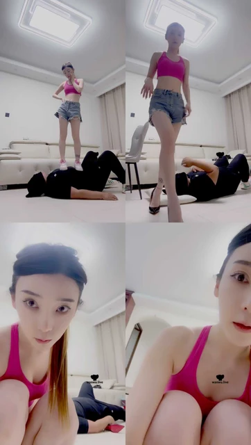 【领主老大】粉鞋全体重踩踏/虐乳/坐脸窒息