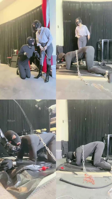 【高傲】狗链遛狗/枷锁捆绑/重度鞭打