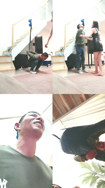 【刑小度】被素人妹妹吊绑掐乳虐打