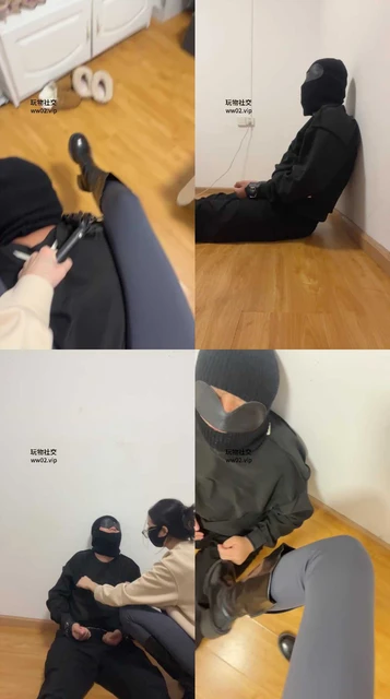 【KKsama】手铐捆绑/长靴超臭棉袜辱/掐乳