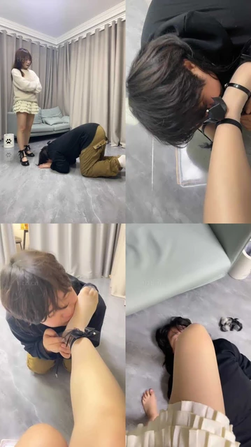 【素人挖掘机】皮鞋肉丝踩踏/竖中指鄙视/脚喂酸奶/口塞原味