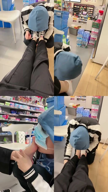 【雪莉】学生S在便利店玩师兄