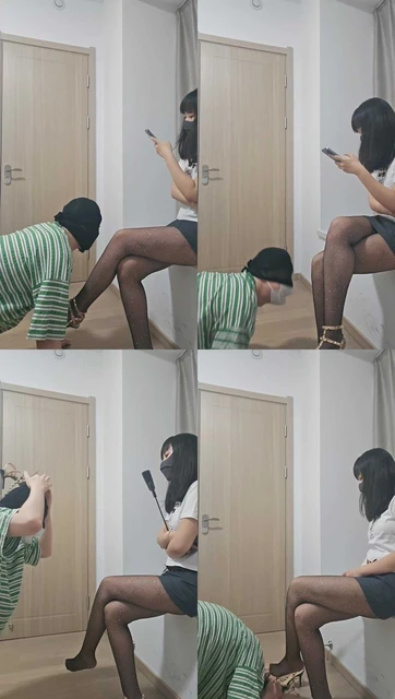 【嘉禾】高跟网袜美腿玩虐绿帽