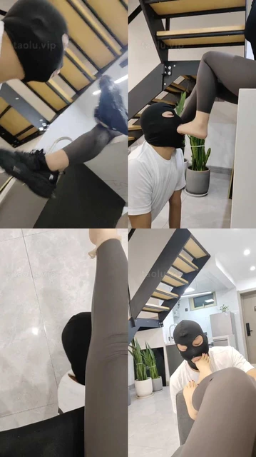 【辣姐】丝袜泡圣水/运动鞋裸足脚下奴