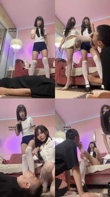 【伊晨】双S-美腿碾压踩/喂口水/抽耳光掐乳/转胯坐脸【双视角版】