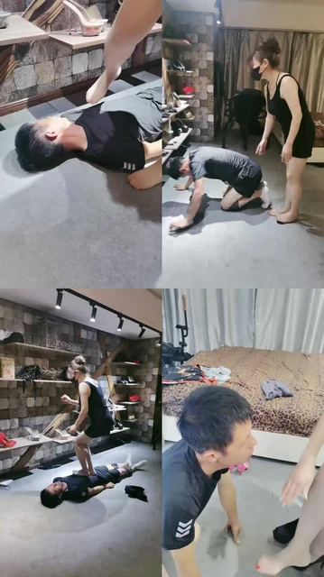 【魔鬼天使】爆踩脖子/深喉/脚耳光