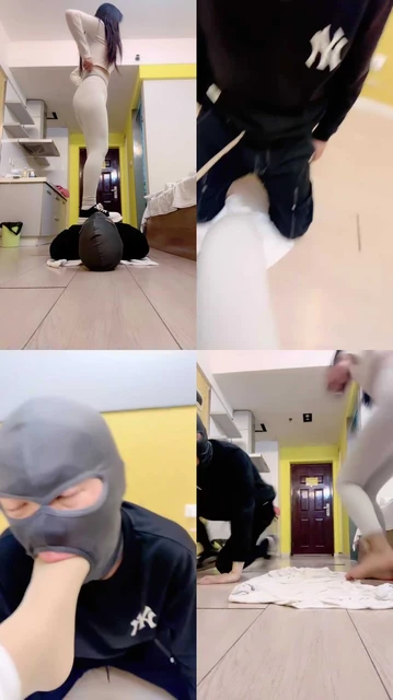 【狗哥】瑜伽女教练原味鞋袜羞辱