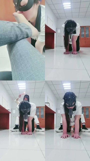 【璃茉老师】母畜-丝袜塞嘴戒尺虐打/滴蜡