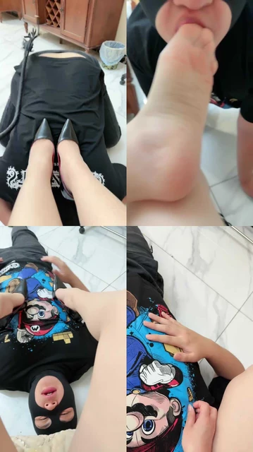 【优优】肉丝脚捂脸/舔高跟/深喉/高跟踩乳