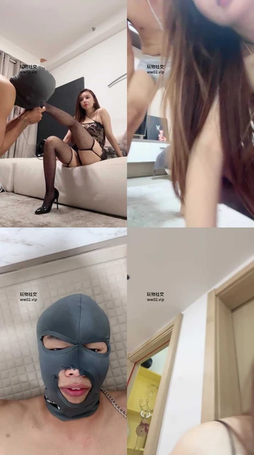 【玉兔】掐脖窒息/黑丝脚插嘴/骑马踢裆