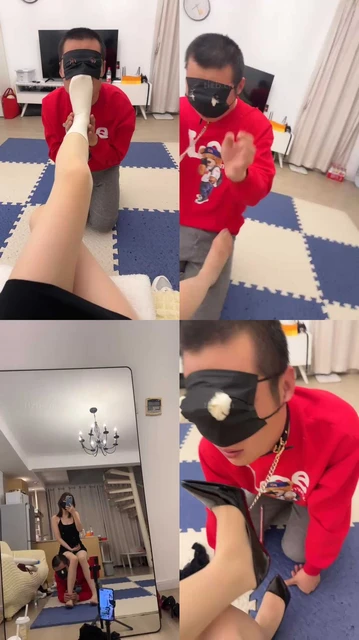 【汐瑶S】重度深喉-鞋跟狂插-袜子堵嘴【双视角版】