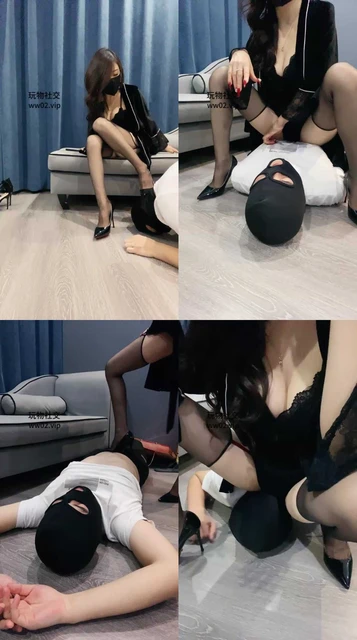 【冷魅】御姐S-黑丝高跟踩虐/坐脸窒息/掐乳