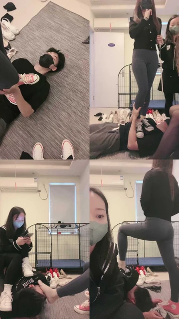 【安静大大】母女S耳光/踩踏/舔鞋【三视角版】