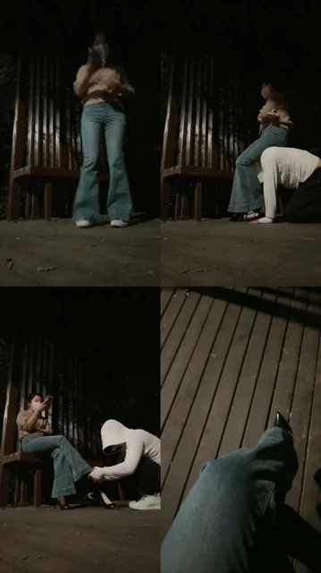 【暖暖】深夜户外惩罚偷拍狂