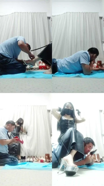 【冰炫】赏赐重度鞭打/人体擦鞋器【双视角】