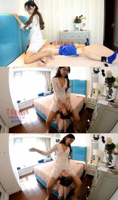 【HPL栖心之栈】【夏芙】夏芙性感蕾丝裙坐脸耳光