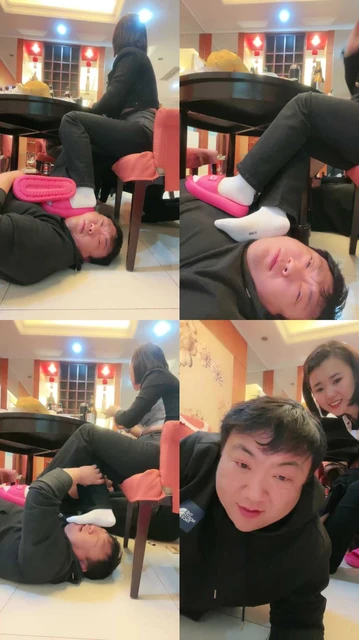 【冷兮小主】冷兮小主，允琪，冷月大大S，三奴伺候三主用餐深喉，喂食，强制圣水