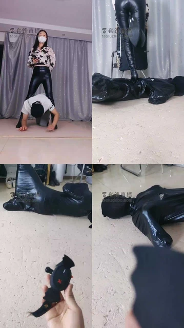 【雪儿】长靴高跟全体重踩踏