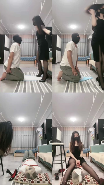 【不期而遇】虐乳掐废/踩脖窒息/头部跳踩