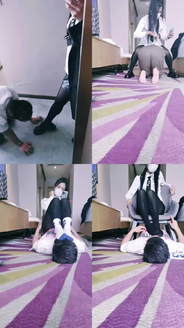 【Alice】原味棉袜丝袜捂死脚下奴/骑马转胯