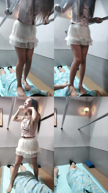 【泰丽】去按摩店体验被技师踩踏